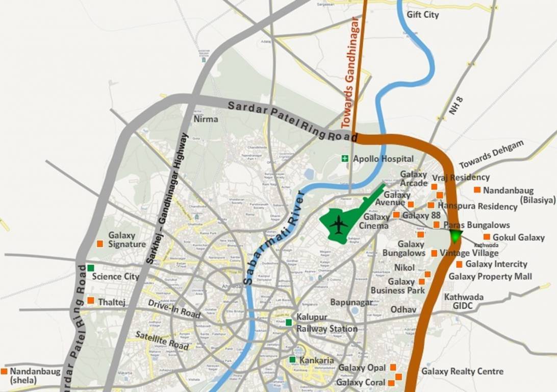 Images for Location Plan of Galaxy Paras Bungalows
