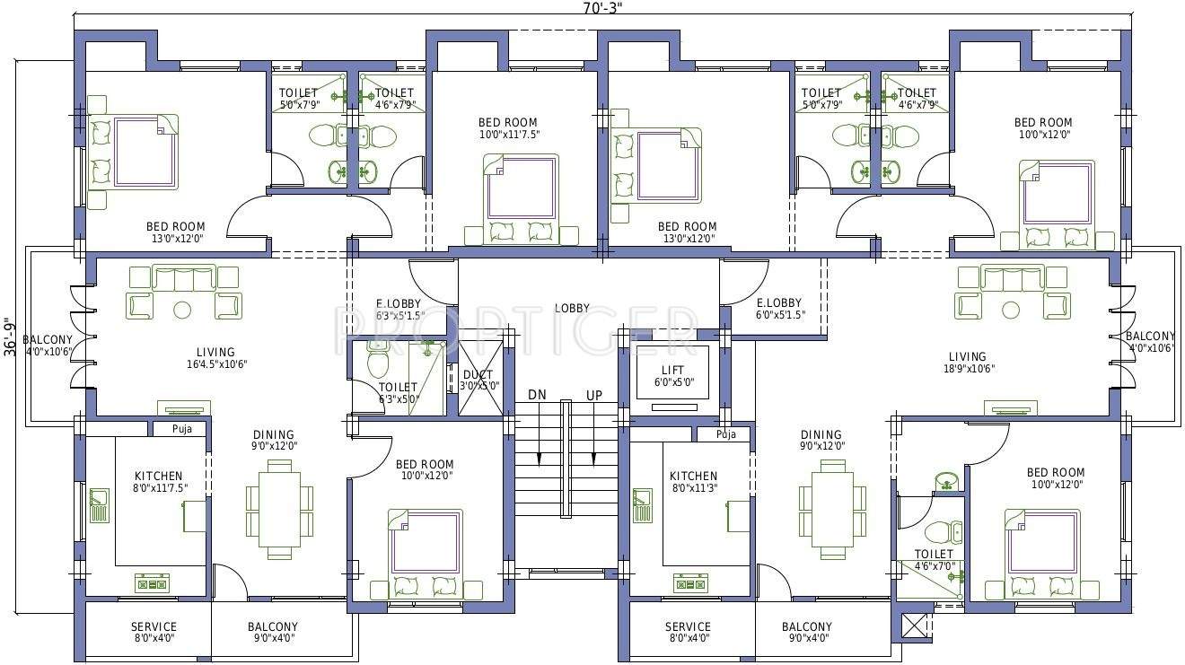 Images for Cluster Plan of Acchyuthan Trustpuram