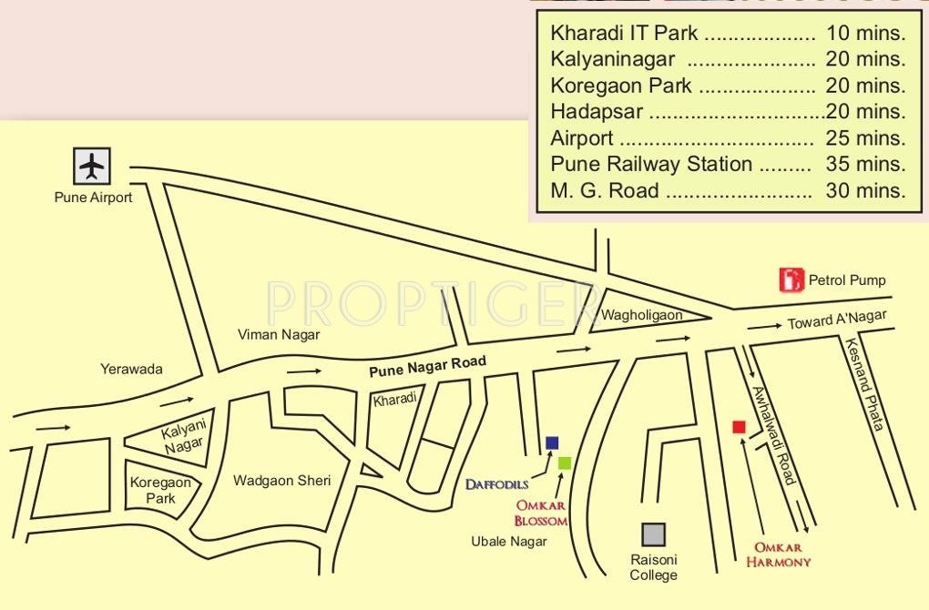 Images for Location Plan of Omkar Omkar Harmony