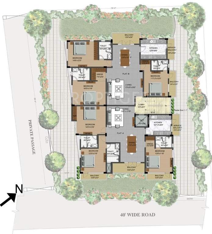 Images for Cluster Plan of Sumanth Sreshta Sai Ranga