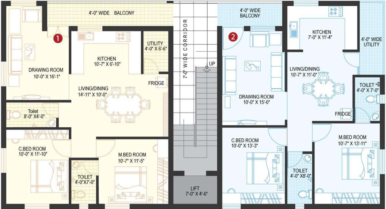 Images for Cluster Plan of Lakshmi Pras Heights