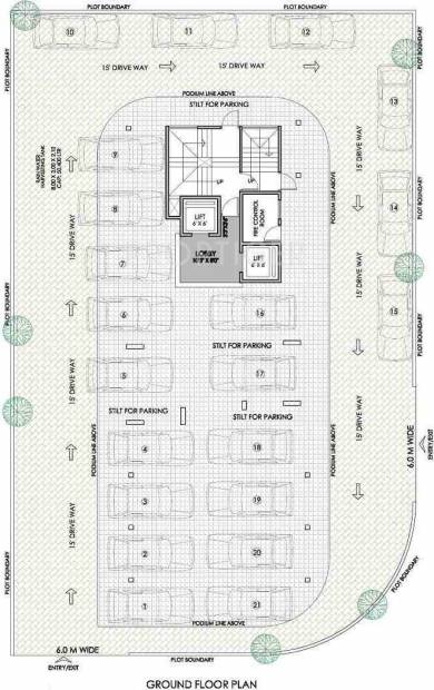  heights Images for Cluster Plan of Shree Enterprises Heights