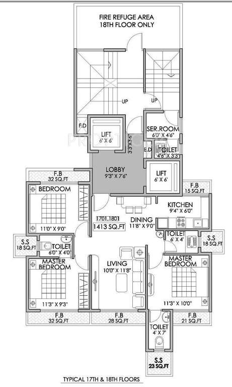  heights Images for Cluster Plan of Shree Enterprises Heights