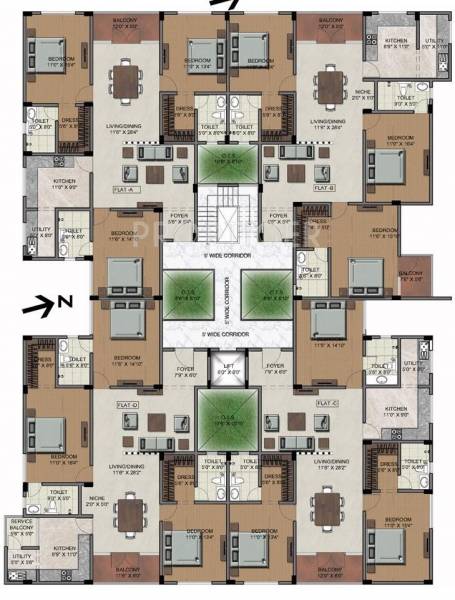 Images for Cluster Plan of Sumanth Sreshta Sundaram