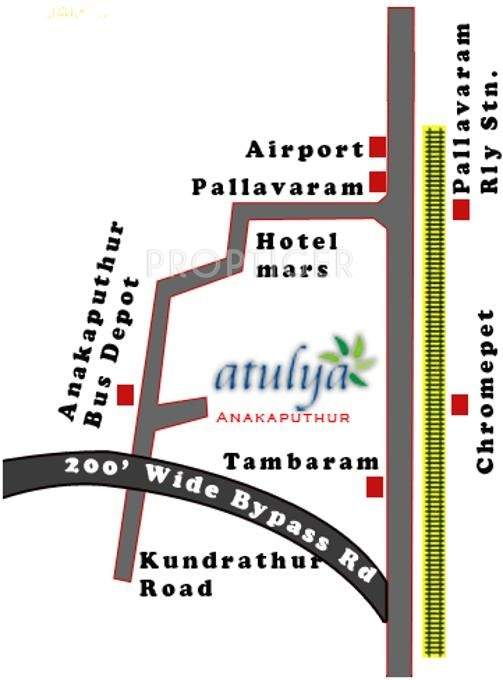 Images for Location Plan of Annai Atulya Phase I And II