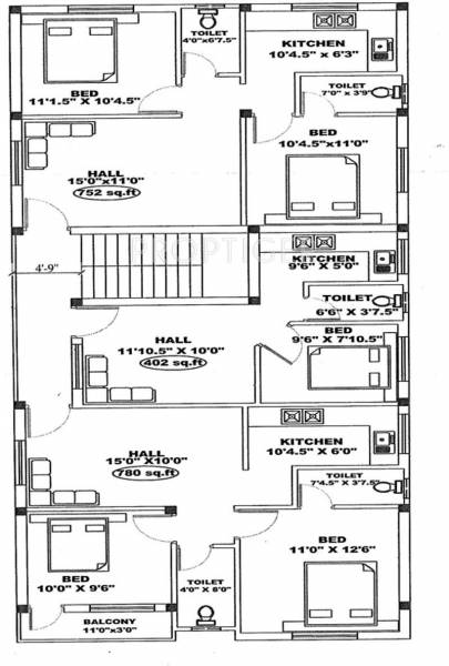 Images for Cluster Plan of ARRR Kannan Colony Ist Street