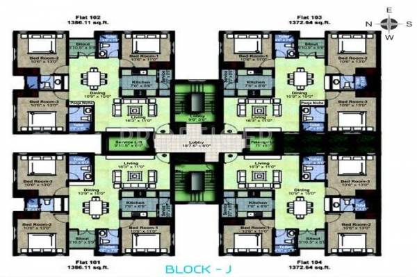 Images for Cluster Plan of OM Shakthy Santha Towers Phase II Images for Cluster Plan of OM Shakthy Santha Towers Phase II