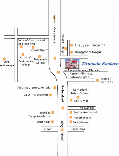 Images for Location Plan of Vasundhara Tirumula Enclave