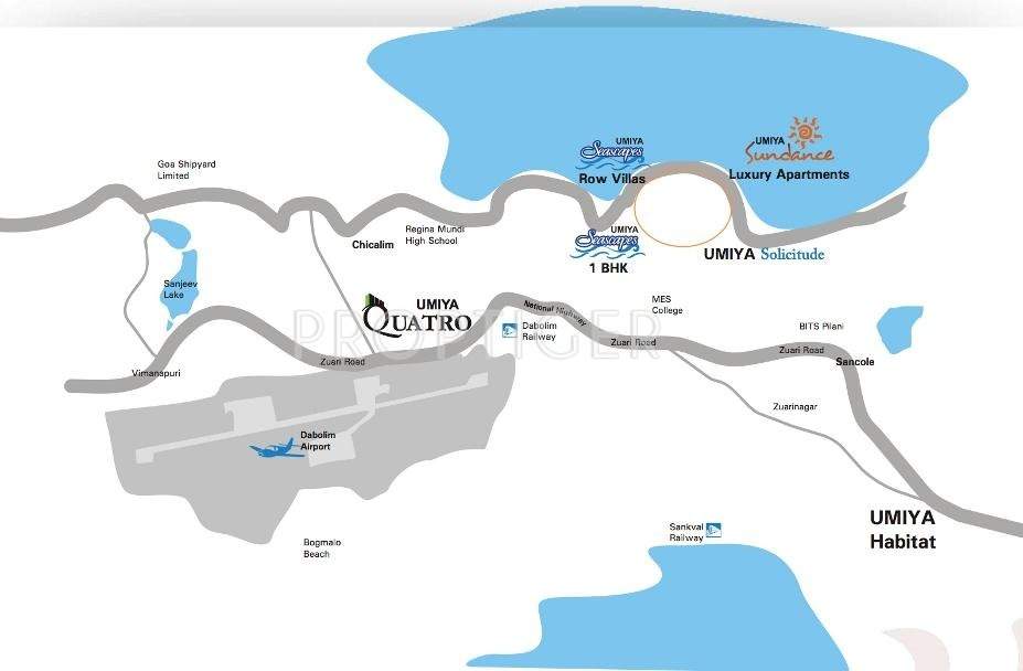  quatro Images for Location Plan of Umiya Quatro