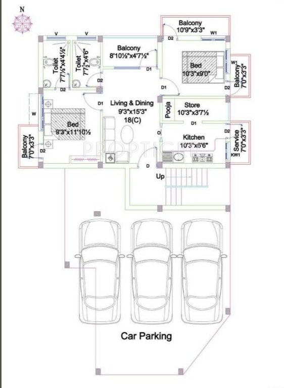 Images for Cluster Plan of OM Shakthy Eden