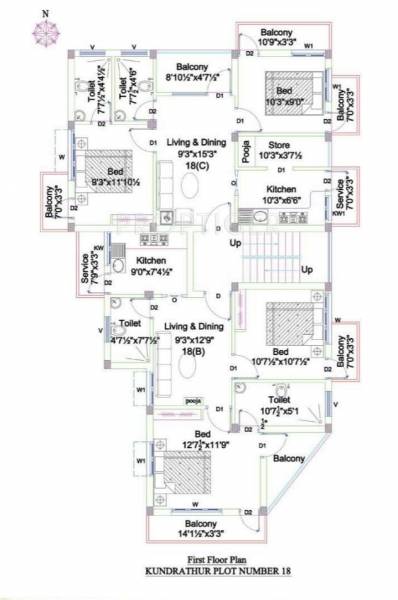 Images for Cluster Plan of OM Shakthy Eden