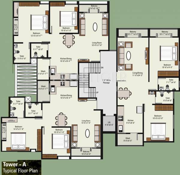 Images for Cluster Plan of Pratham Angel Residency