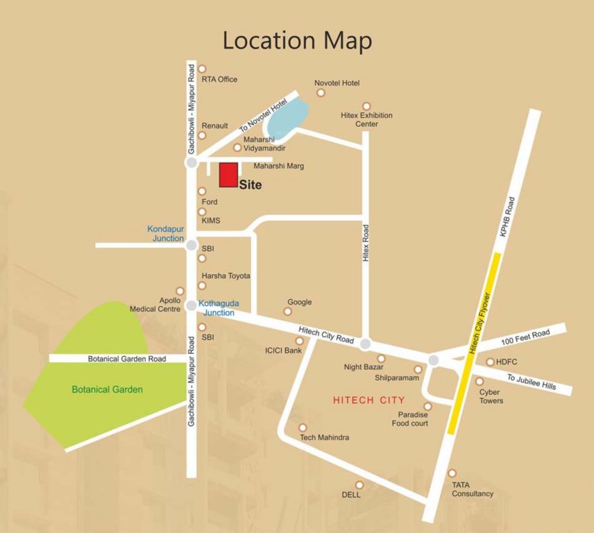  udaya cresent Location Plan
