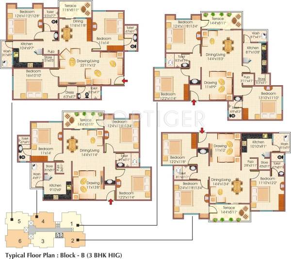 Images for Cluster Plan of Fortune Builders Kasturi