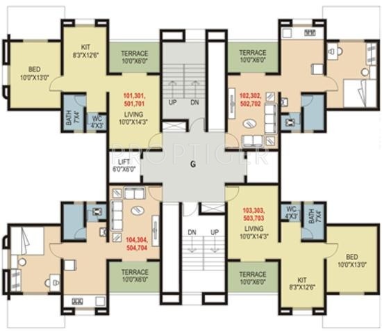 Block A Cluster Plan vishwa Block A Cluster Plan