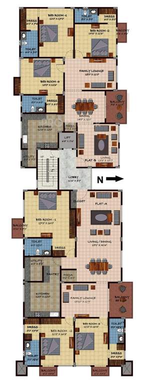Images for Cluster Plan of Sumanth Sreshta Nirmal