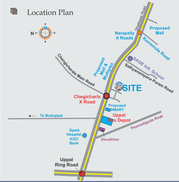  ashok arcade Location Plan
