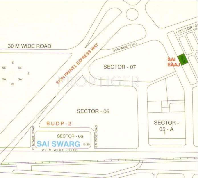  sai swarg Images for Location Plan of Paradise Sai Swarg