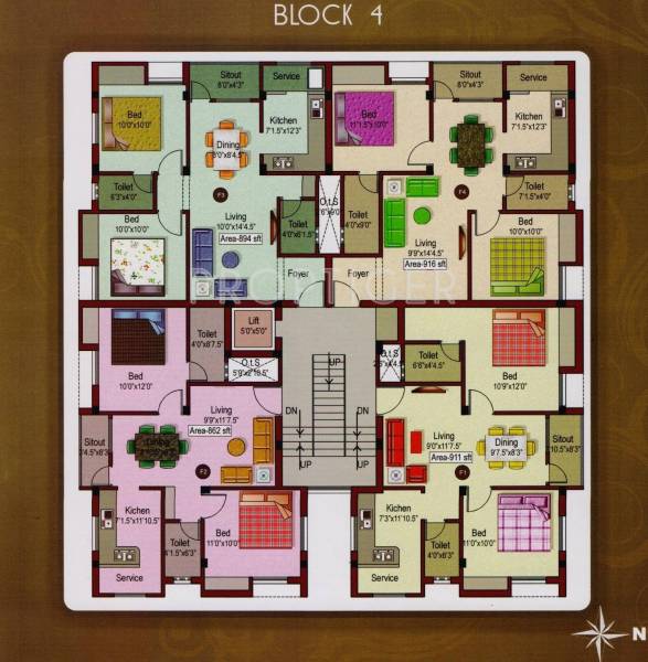 Images for Cluster Plan of Kanakadhara Vanalika