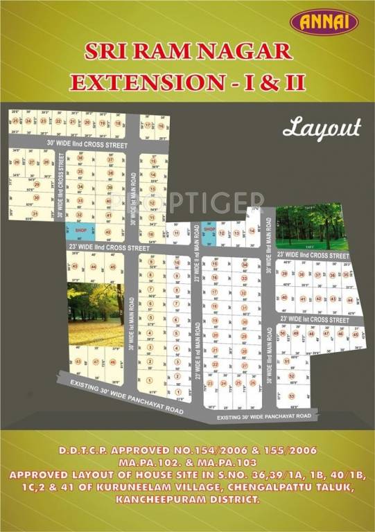 Images for Layout Plan of Annai Sri Ram Nagar Extension