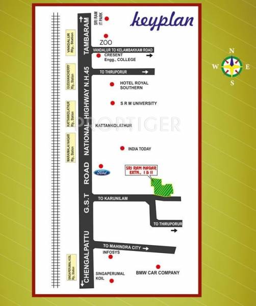 Images for Location Plan of Annai Sri Ram Nagar Extension