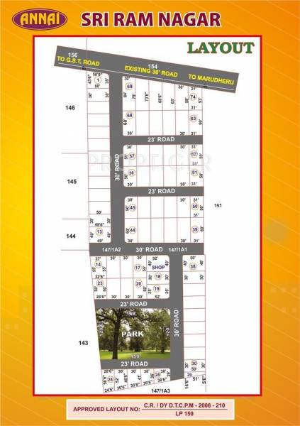 Images for Layout Plan of Annai Sri Ram Nagar