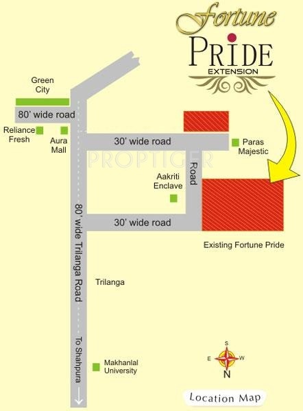 Fortune Builders Pride Extension Location Plan