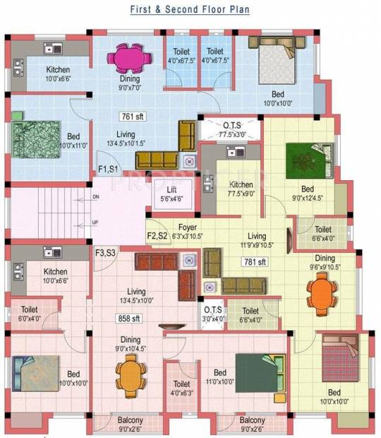 Images for Cluster Plan of Kanakadhara Housing Virtue
