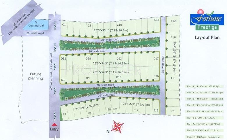 Fortune Builders Prestige Layout Plan