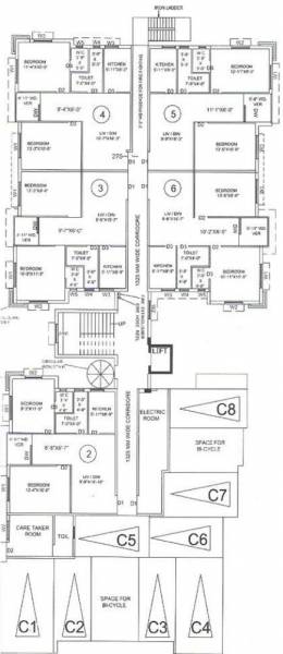  lake-side-residency Cluster Plan