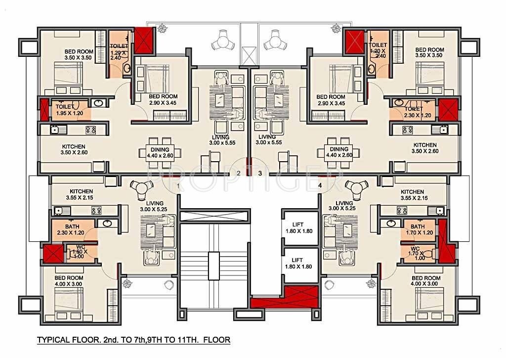 Images for Cluster Plan of Bajaj Sterling Gurukrupa CHS