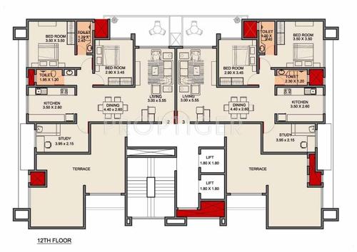 Images for Cluster Plan of Bajaj Sterling Gurukrupa CHS