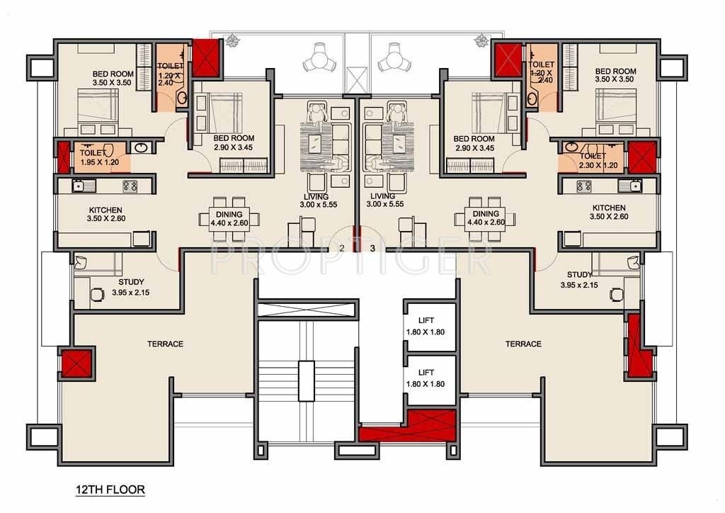 Images for Cluster Plan of Bajaj Sterling Gurukrupa CHS