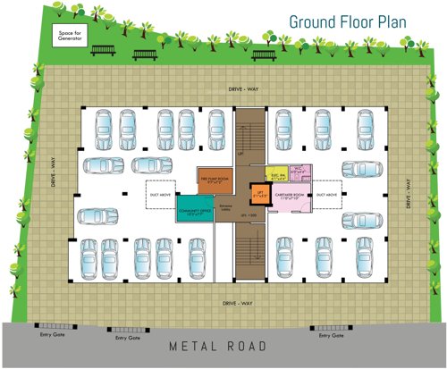 Images for Cluster Plan of Abira Oriana