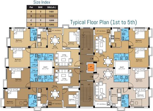 Images for Cluster Plan of Abira Oriana