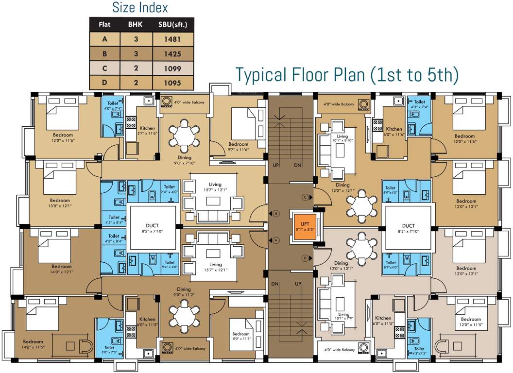Images for Cluster Plan of Abira Oriana