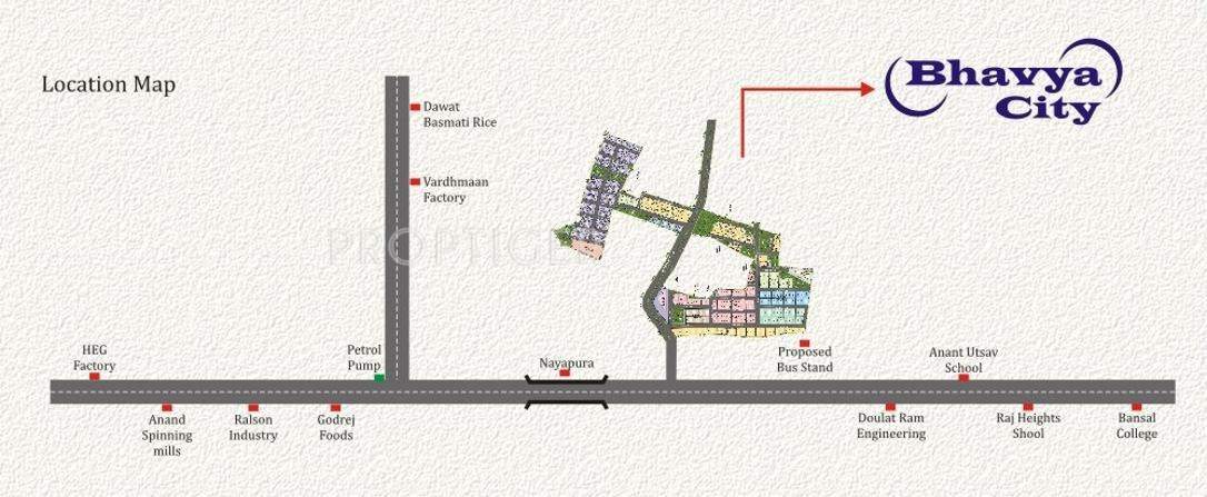 Images for Location Plan of Rai Bhavya City Phase1