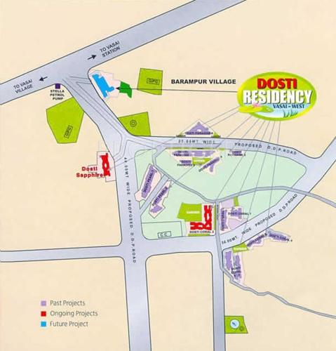  sapphire Images for Location Plan of Dosti Group Sapphire