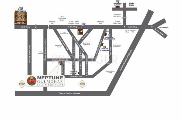 Images for Location Plan of Neptune N V Deshmukh Neptune Gulmohar
