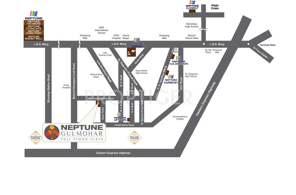 Images for Location Plan of Neptune N V Deshmukh Neptune Gulmohar