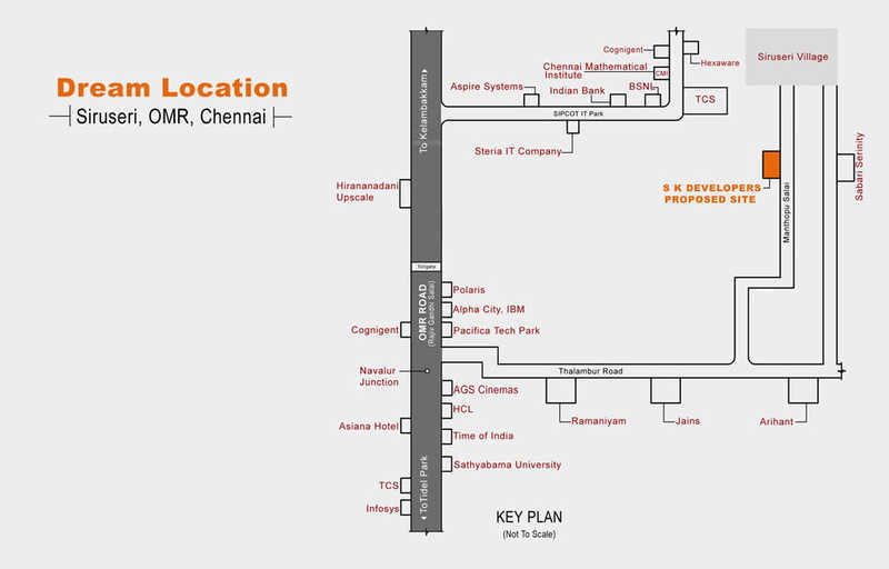 tejas lake view homes Location Plan