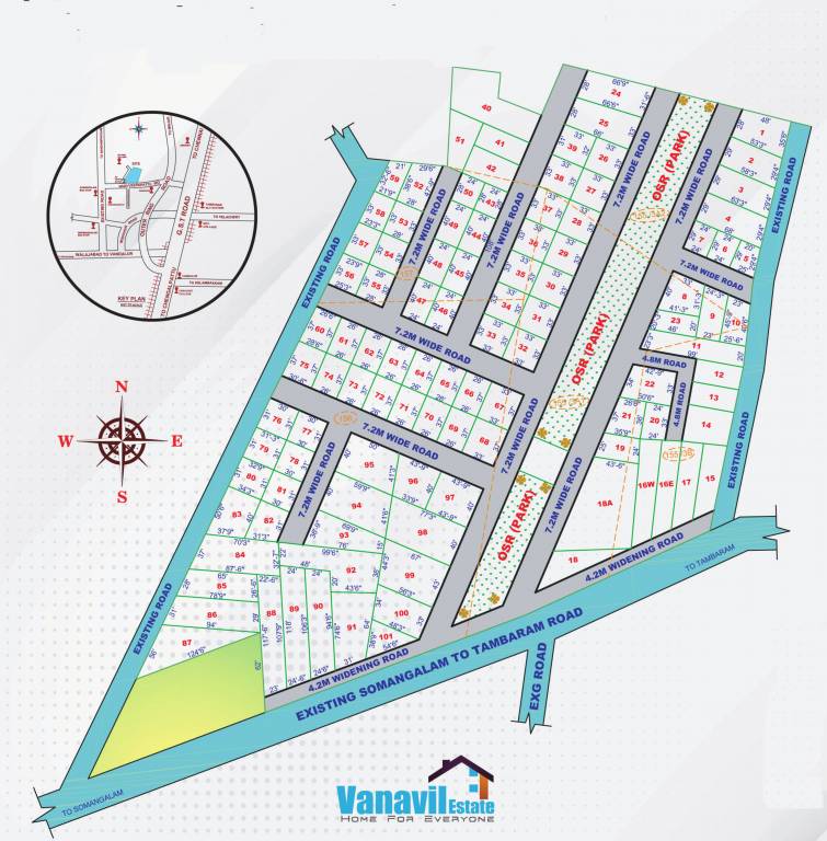  royal enclave Layout Plan