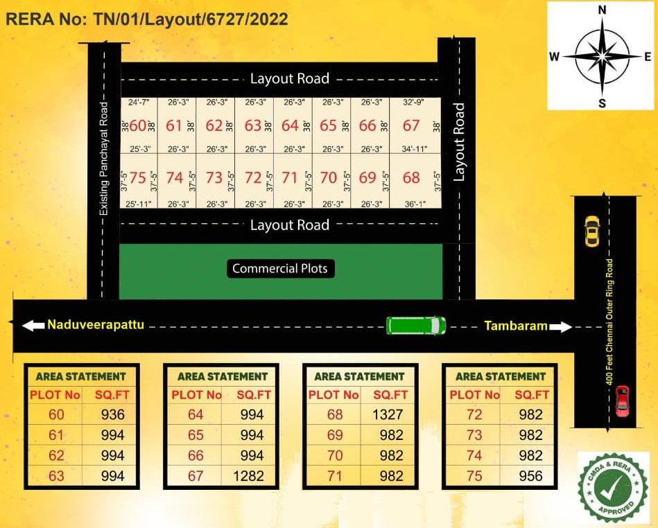  royal enclave Layout Plan