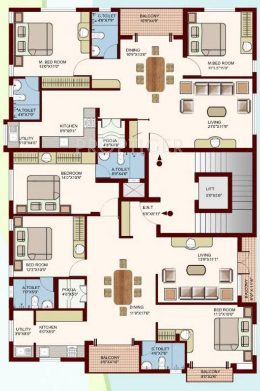 Images for Cluster Plan of Tejas Constructions Cedar
