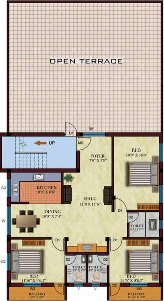 Images for Cluster Plan of Akshaya Spire Flats Images for Cluster Plan of Akshaya Spire Flats