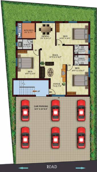 Images for Cluster Plan of Akshaya Spire Flats Images for Cluster Plan of Akshaya Spire Flats