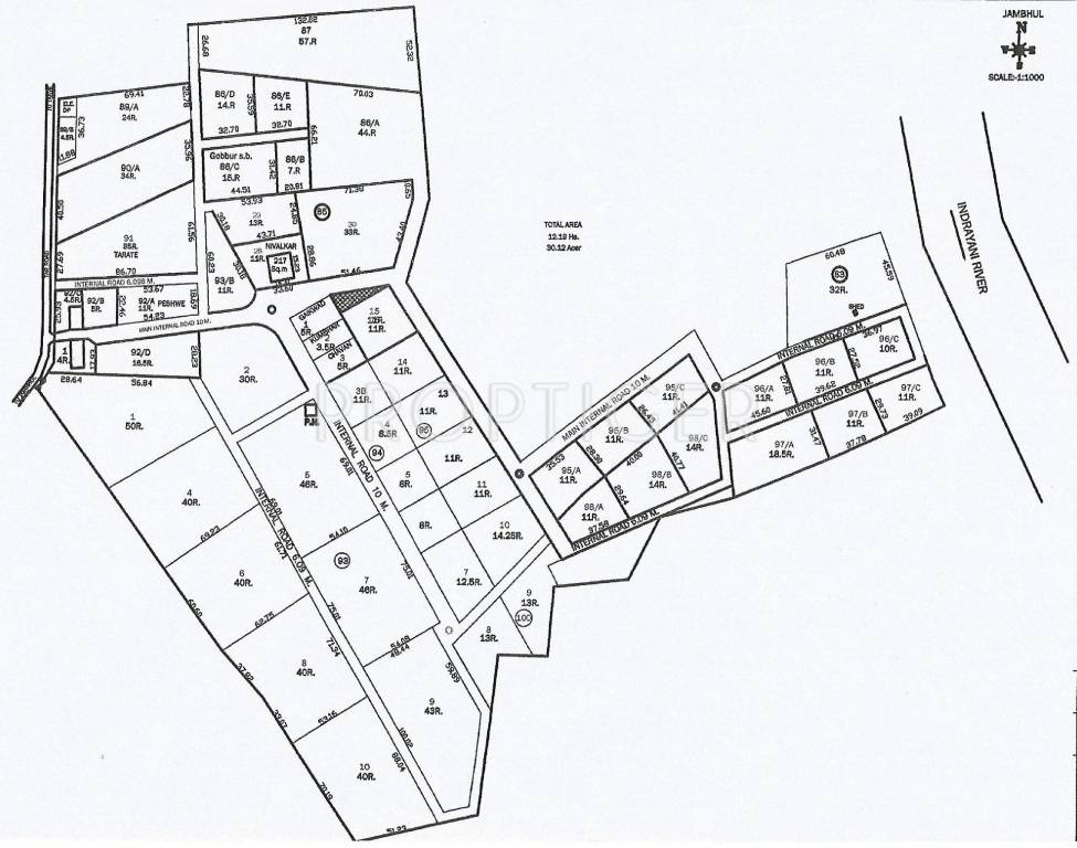 Images for Layout Plan of Prachi Jambulgaon Site