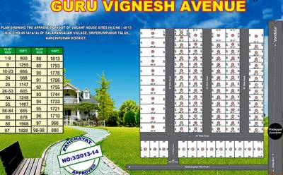Images for Layout Plan of GV Guru Vignesh Avenue