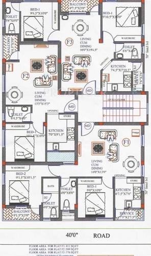 Images for Cluster Plan of Sri Subhagruha