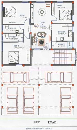 Images for Cluster Plan of Sri Subhagruha